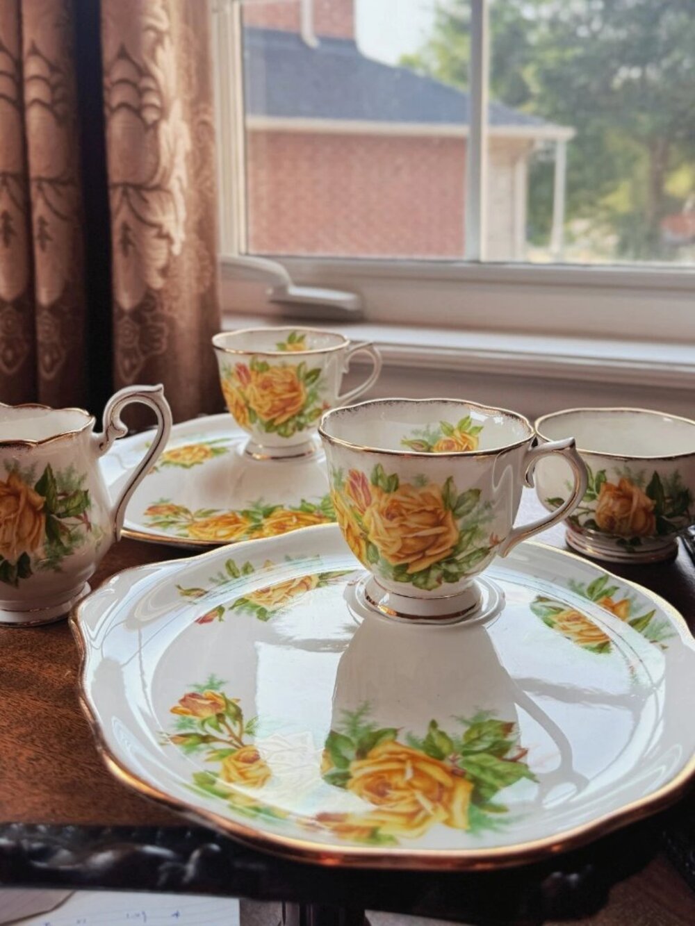 Royal Albert Tea Rose Yellow Cup & Plate Set
